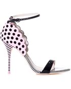 Sophia Webster Yinka Polkadot and Stripe Sandals - Lyst