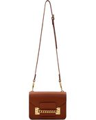 Sophie Hulme Tan Saddle Leather Envelope Bag - Lyst