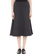 The Row Wool Jersey Atale Skirt - Lyst