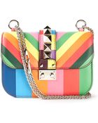 Valentino Glam Lock Leather Shoulder Bag - Lyst