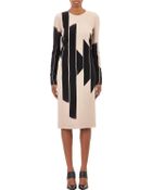 Bottega Veneta Abstract Block-Print Dress - Lyst