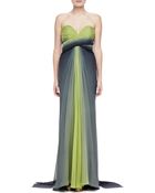 Pamella Roland Sweetheart Silk Ombre Gown - Lyst