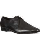 Saint Laurent Perforated Apron Derby Shoes - Lyst
