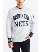 Mitchell & Ness Brooklyn Nets Team Sweatshirt - Lyst