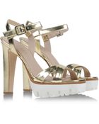 Le Silla Sandals - Lyst