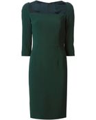 Dolce & Gabbana Crepe Shift Dress - Lyst