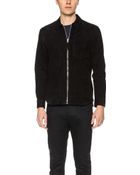 Our Legacy Suede Zip Shirt Jacket - Lyst