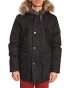 Hackett Artic Navy Parka - Lyst