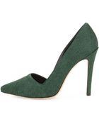 Alice + Olivia Dina Calf Hair Pump - Lyst