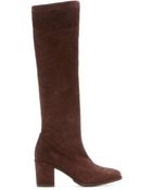 Opening Ceremony Marquee Over-The-Knee Suede Boots - Lyst