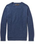 The Elder Statesman Textured-Knit Cashmere Sweater - Lyst