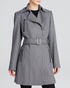 Calvin Klein Coat - Asymmetrical Wool - Lyst