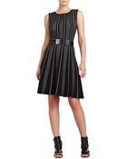 BCBGMAXAZRIA Victoria Sleeveless A Line Dress - Lyst