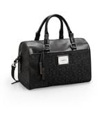 Calvin Klein Logo Jacquard Sleek Barrel Satchel - Lyst