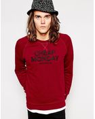 Cheap Monday Sweatshirt with Embroidered Logo - Lyst