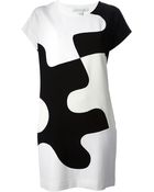 Diane von Furstenberg Jigsaw Print Dress - Lyst