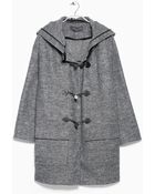 Violeta By Mango Wool-Blend Duffle Coat - Lyst