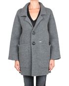 DSquared² Oversized Wool and Cashmere Coat - Lyst