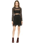 Elizabeth And James Valencia Dress - Black - Lyst