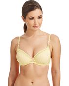 Betsey Johnson Stocking Stripe Demi Bra - Lyst
