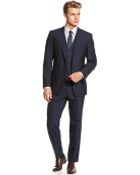 Calvin Klein Navy Vested X Slim-Fit Suit - Lyst