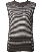 Rick Owens Grid Effect Top - Lyst