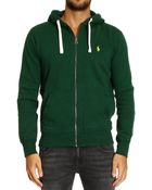 Polo Ralph Lauren Sweater Classic Hooded Fleece Zip - Lyst