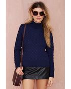Nasty Gal Finders Keepers Strange Ways Knit Sweater - Lyst