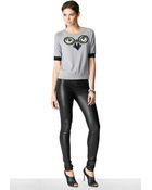 Milly Intarsia Owl Sweater - Lyst