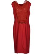 Class Roberto Cavalli Kneelength Dress - Lyst