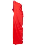 Maison Rabih Kayrouz Asymmetric Dress - Lyst