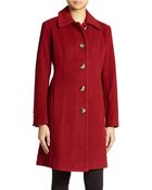 Anne Klein Cashmere Blend Princess Coat - Lyst