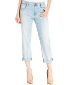 Calvin Klein Jeans Straight-Leg Cuffed Boyfriend Jeans - Lyst