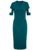 Cushnie et Ochs Viscose Cutout Sleeve Dress - Lyst