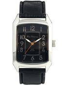 Ben Sherman Black Leather Look Strap Watch Bs027 - Lyst