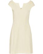Zac Posen Textured-Crepe Dress - Lyst