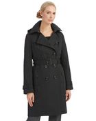 London Fog Double Breasted Trench Coat - Lyst