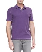 John Varvatos Star Usa Soft-Collar Peace Sign Polo - Lyst