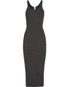 T By Alexander Wang Ribbed-Knit Dress - Lyst