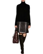 Ralph Lauren Black Label Bevan Wool Skirt - Lyst