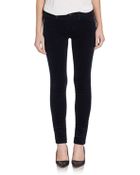 J Brand Skinny Velvet Pants - Lyst