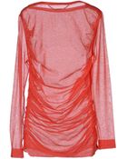 Barbara Bui Long Sleeve Jumper - Lyst