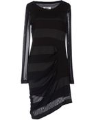 Mm6 By Maison Martin Margiela Kneelength Dress - Lyst