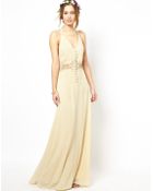 Jarlo Cami Strap Maxi Dress With Lace Insert - Lyst