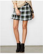 Denim & Supply Ralph Lauren Pleated Plaid Mini Skirt - Lyst