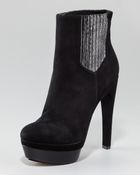 Rachel Zoe Audrey Snake-Gore Side Boot - Lyst