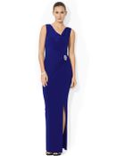 Lauren by Ralph Lauren Cowl Neck Jersey Gown - Lyst