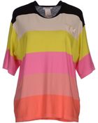 Sonia By Sonia Rykiel Short Sleeve Sweater - Lyst