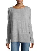 Diane von Furstenberg Knit Scoop-Neck Sweater - Lyst
