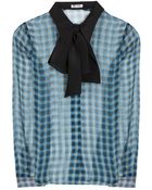 Miu Miu Silk Shirt - Lyst